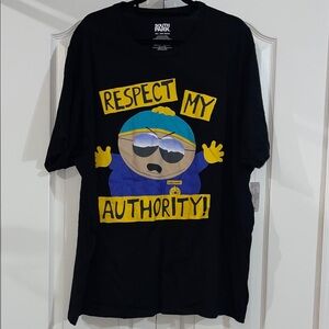 South Park Black Graphic T-Shirt 2XL New